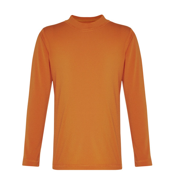 long sleeved orange rashie