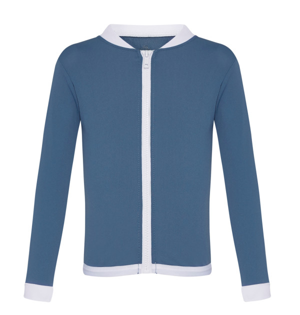 zip up indigo rashie